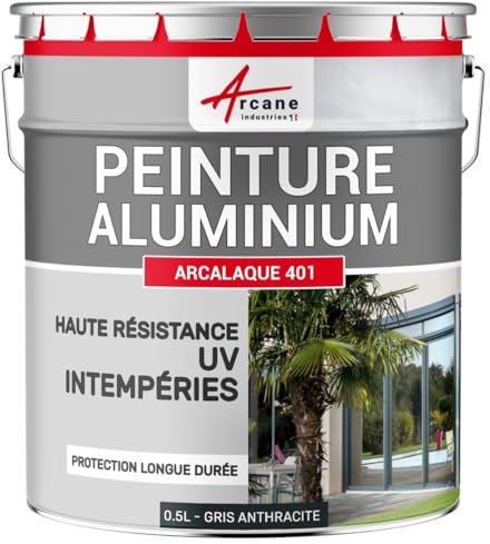 ARCANE INDUSTRIES Pintura para Aluminio: ARCALAC 401 - Gris Antracita - RAL 7016