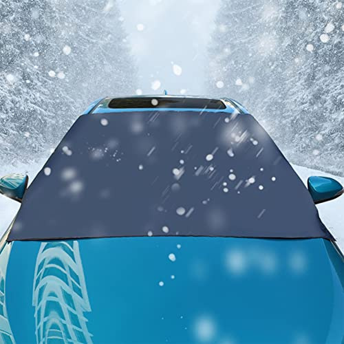 Copertura Da Neve Per Parabrezza Dell'Auto,Copertura Per Parabrezza Antigelo,Parabrezza Magnetico Copertura,per Protezione Dalla Neve Dell'Auto,Protezione Solare e Protezione Dal Ghiaccio(210*125cm)