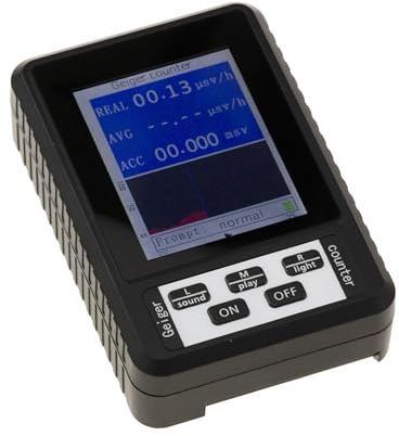 Kalea-INFORMATIQUE Detector de radiaciones X Beta y Gamma Tipo Contador Geiger, visualización de valores inmediatos, Medios y acumulados