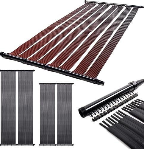 Steinkirch Poolheizung Solar Solarheizung Solarkollektor Solarmatte Solarabsorber Warmwasser Heizung Schwimmnadheizung 600cm x 70cm ohne Bypass