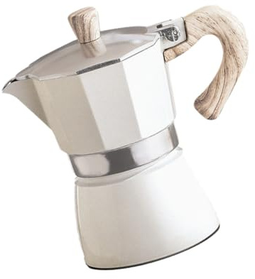 DEARMAMY Caffettiera Manuale per Casa in Alluminio da 300ml Facile Utilizzo e Materiali Sicuri, per Preparare Caffè Espresso e Moka a Casa in Sala da Tè