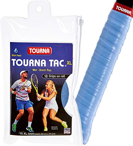 Unique Unisex – Erwachsene Tennis Griffbänder Tourna Tac Blau 10er, One Size
