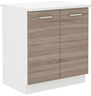 Küchen Unterschrank 80 cm für das Modell,Dave 240 Eiche Sonoma Trüffel'
