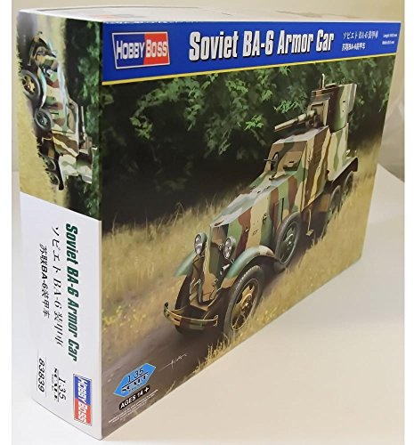 Hobby Boss 83839 (-) Plastikmodellbausatz Sowjetischer BA-6 Armor Car, Transparent, 1:35 Scale