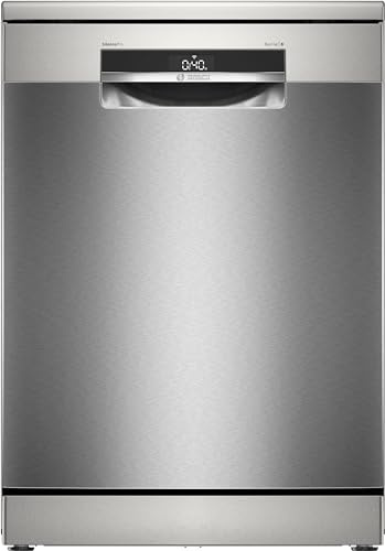 Bosch Serie 6, Freistehender Geschirrspüler, 60 cm, Silver Inox, SMS6ECI11E