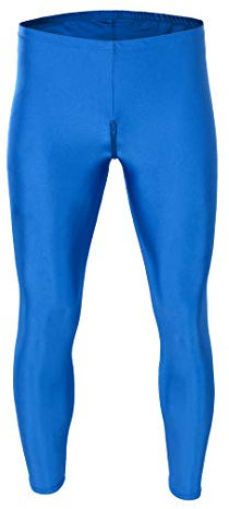 ML-Sport24 Herren Leggings Schritt-RV glänzend Stretch Shiny 80% Polyamid 20% Elasthan, XL, Anthrazit