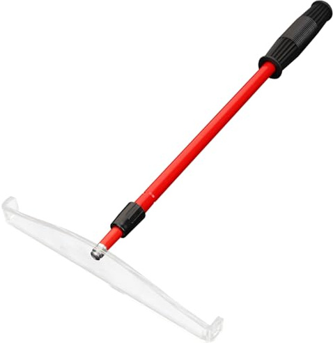 Abaodam Chip stick per rastrello da poker chip, bastone per roulette, poker, rake, chip-rake, asta per la ricezione del chip, per gioco da tavolo, nx roulette, chip-Push asta per plastica, rosso