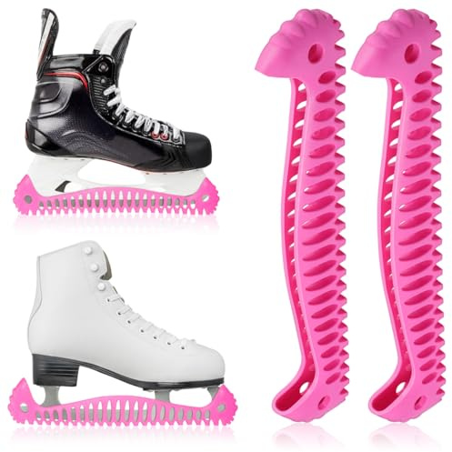 HEMOTON 2pièces Lot de Protège-Lames Élastiques pour Patins à Glace Housse De Protection pour Patinage Artistique Accessoire De Patinage