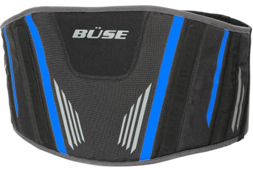 Nierengurt Ride Nierenwärmer schwarz-blau Motorrad Nierengurt (L = 85-100 cm)