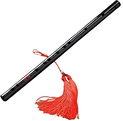 MEYZJRC Flauta de Bambú, Instrumento de Viento Profesional, Flauta para Adultos Principiantes, Instrumento Musical Portátil con Grabados Chinos, Adecuada para, Tecla C