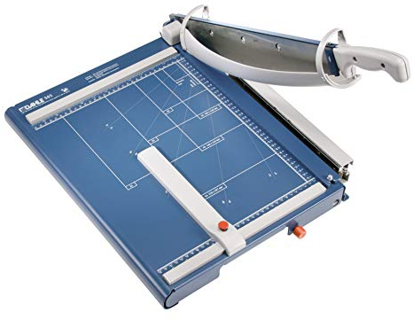 Dahle 565 Schneidemaschine (Bis DIN A4, 40 Blatt Schneidleistung) blau, 355 x 475 mm
