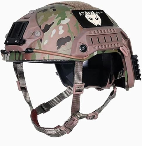 ATAIRSOFT Airsoft Maritim Helm für Paintball Sport Einstellbar Militär Helm Outdoor Taktische Ausrüstung Protective Fast Helm Top Helm für Tactical Kampf Armee Jagd