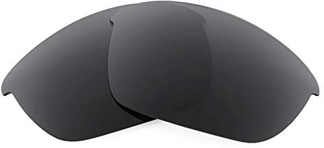 Revant Replacement Lenses for Oakley Half Jacket 2.0 sunglasses, UV Protection, Anti-Scratch and Impact Resistant, Non-Polarized Stealth Black