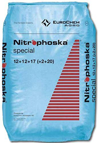NITROPHOSKA SPECIAL KG.25 12-12-17 EUROKEM rapida ripresa vegetativa, forte sviluppo radici e migliore assorbimento degli elementi - QUESTO PRODOTTO E' DISCIPLIANTO DAL REGOLAMENTO (UE) 2019/1148