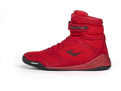 Everlast Elite V2 Red 10 Boxing Shoes: Your Ultimate Training Companion for Excellence and Durability Boxing Shoes, Elite 2 Shoes, Training Footwear