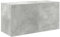 vidaXL Bad-Wandschrank Betongrau 60x25x30 cm Holzwerkstoff, Bad-Hängeschrank, Hängeschrank Badezimmer, Wand-Badschrank, Hängeschrank Bad