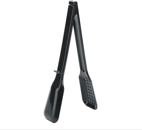 SAGELSHN Pinzas Cocina Barbacoa Las Pinzas For Parrilla De Acero Inoxidable Son Adecuadas For Servir Alimentos, Freír Y Hornear Bistecs. Pinzas para Asar(Black)