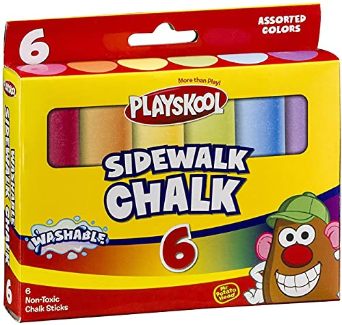 Playskool 4 varillas de tiza de acera