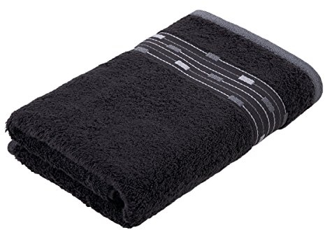 frottana Magic Handtuch 50 x 100 cm aus 100% Baumwolle, graphite