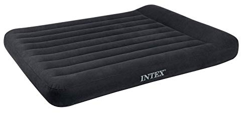 Intex Dura-Beam Standard Series Pillow Rest Classic Airbed with Internal Electric Pump, Full