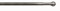 easy Ausziehbare Stange aus verchromtem Messing, 70-110 cm