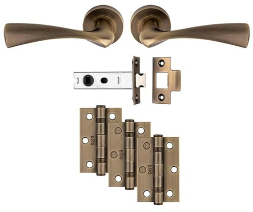 Carlisle Brass Sintra Ensemble de porte à levier sur rosace Laiton antique