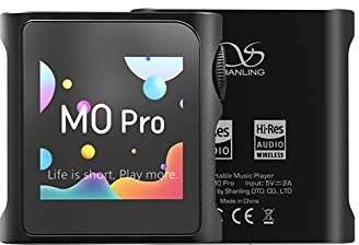 Shanling M0 Pro Portable High-Res Music Player mit Bluetooth 5.0 und DAC Funktion (Schwarz)