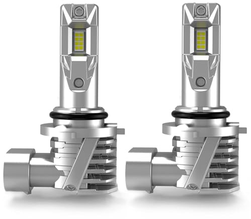 9006/HB4 Bombillas LED, 12V 6500K Blancas para Kit de Reemplazo de Luces Antiniebla de Luces Altas y Bajas de Automóvil. (2 Piezas)