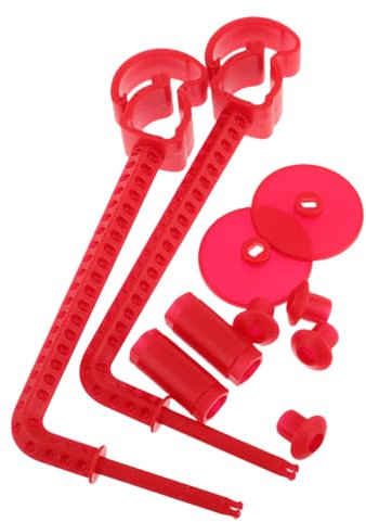 Vaguelly Kids Bike Windmill Pinwheel Accessories for Toddlers and Girls, Long Rod Bicycle Wind Toys Set of 2, Decorative Hardware for Children's Bikes and Outdoor Fun