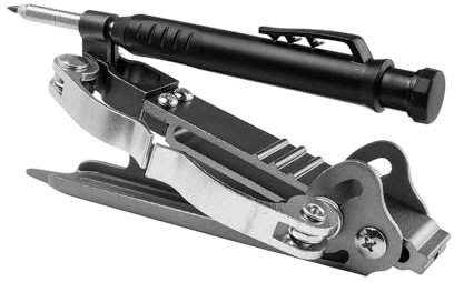 Treki Multifunktionales Anreißwerkzeug mit Tiefenlochmarker Konturenlehre für Konturen Kopieren, Unregelmäßige Form Kopier Werkzeug zum Markieren Grenze, Kontur Vervielfältigungslehre