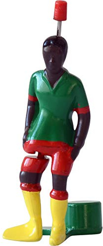 TIPP-KICK Cameroon Star-Kicker I Original Football Player Figures for Kids and Adults I Suitable for all TIPP-KICK Table Football Games I Green Jersey