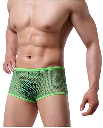 Kwelt Hombre Bóxer Hilado de los Jacquard Calzoncillos Transpirables Transparentes T-Back Tanga Bikin Slip