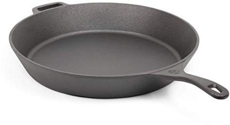 Commercial CHEF 15-inch Pre-Seasoned Cast Iron Skillet