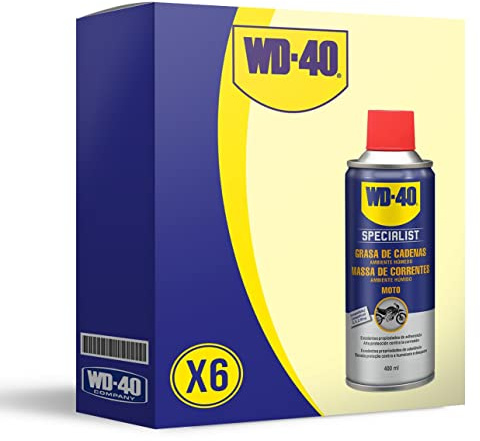 WD-40 - Grasa de cadenas SPECIALIST MOTORBIKE 400 ml (caja de 6 uds)