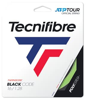Tecnifibre Blackcode Tennis String 1.28mm Lime - 12m Set