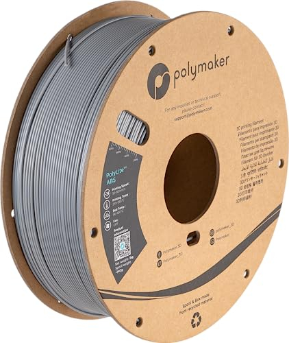 Polymaker PolyLite ABS Grau - 1,75mm - 1kg