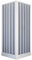 Decorspace - Cabina de ducha angular Flex con apertura central de banda ancha con fuelle reducible, Made in Italy (70 x 70 cm, banda estrecha)