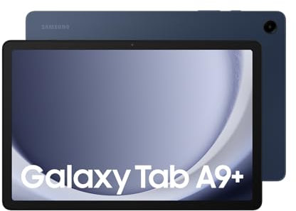 Samsung Galaxy Tab A9+ 5G Android Tablet, 11 Large Display, 4GB RAM, 64GB Storage, International Version, Makes Calls (Navy)