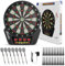 Helangel elektronische Dartscheibe Professionelle mit 6 Darts, Innovative Dartmaschine + Zubehör für 1 bis 16 Spieler
