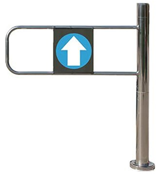 Puerta de entrada de supermercado unidireccional, puerta oscilante universal de metal, sistema de acceso de una sola dirección para bibliotecas y supermercados, portal de entrada con bisagras