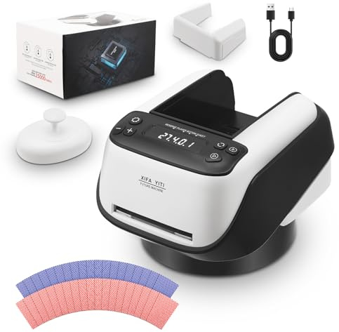 Distribuidor de Cartas Automático, Repartidor de Tarjetas Eléctrico, Dispensador de Tarjetas Giratorio 360°, para 1-4 cubiertas, 2-8 Jugadores, recargable & silencioso para UNO,Blackjack,Texas Hold'em