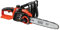BLACK+DECKER Akku Kettensäge Li Ion 36V mit Akku und Ladegerät – geeignet für Holz- & Gartenarbeiten – 30 cm Schwertlänge GKC3630L20