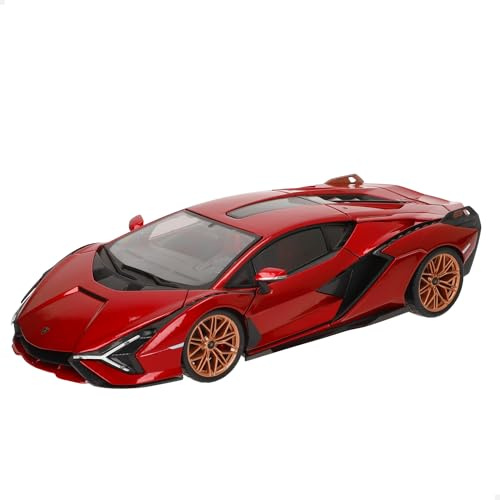 TAVITOYS- Bburago 1:18 Lamborghini Sian FKP 37 2020 Rete Modello, Colore (TY-18-11046R)