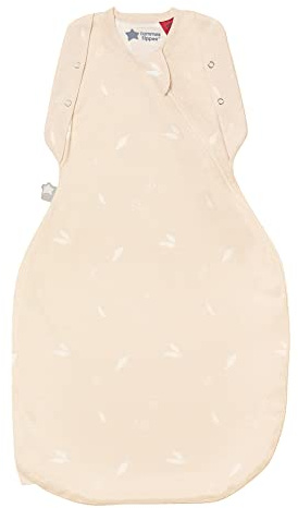 Tommee Tippee Babyschlafsack für Neugeborene, der Original Grobag Pucksack, hüftgesundes Design, weicher Bambusreicher Stoff, 3-6 m, 2,5 TOG, weiches Blütenblattrosa