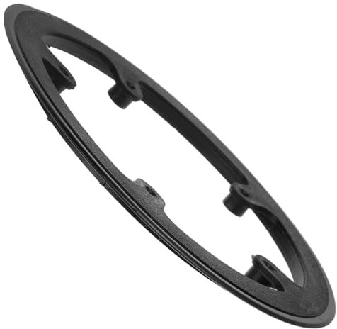 HANABASS Fahrrad Kettenradabdeckung Kettenschutzring - Kunststoff Kettenschutzring mit 5 Löchern - Passend für 42/44 Zähne Mountainbike - Schwarz