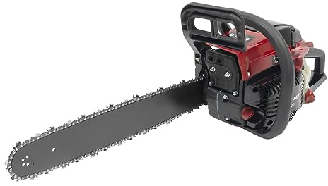 Motosega a benzina, 58 cc, 2,4 kW, motosega a benzina con guida da 50 cm, 10000 giri/min, per lavori di taglio del legno, peso leggero 7 kg con freno di sicurezza, seghe a motore, con borsa degli