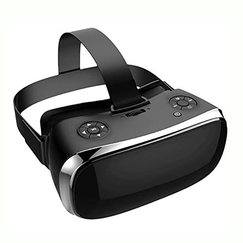 XHJL Casques de réalité virtuelle sans Fil 3D Tout-en-Un Virtual Reality VR Headset Pc Lunettes de Jeu Casque Machine pour PS 4 Xbox 360/One 2K HDMI Nibiru Android 5.1 Écran 2560 * 1440 (Noir)