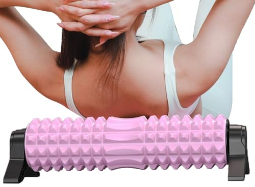 Skumrulle Rund Massageutsträckare | Pilatesrulle För Fast Muskulatur Och Rygg För Män Kvinnor Rygg Ben Nacke Axlar Pilates Hemmagym Träning Återhämtning