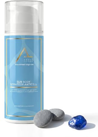 Crema Anticellulite Forte Solare BIO con Centella Asiatica 150ml - Trattamento Crema Corpo Rassodante e Tonificante che Sfrutta i Raggi Solari per Potenziare gli Attivi su Gambe, Glutei e Fianchi