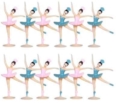 Ballerina Ballet Cupcake Toppers Cake Decoations - Set of 24